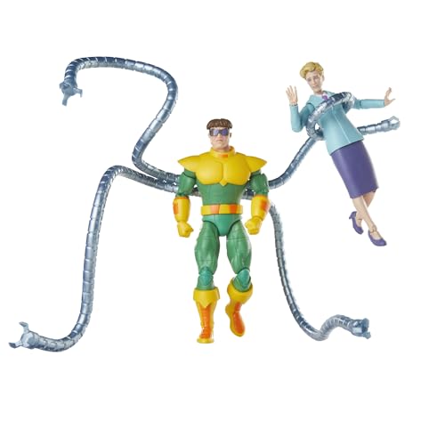 Marvel Legends Series Doctor Octopus & Aunt May 15,2 cm Sammel-Actionfiguren, 2er-Pack, Spielzeug für Kinder ab 4 Jahren von Marvel