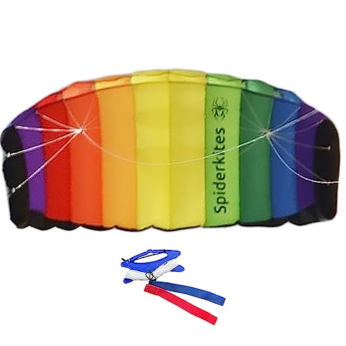 Spiderkites 010005 Amigo Drachen, Regenbogenfarben, 1.35 von Spiderkites