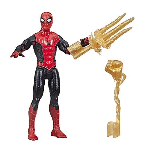 spider-man-Man Marvel Actionfigur mit Mystery Web Gear Rüstung, 15,2 cm, Schwarz und Rot, ab 4 Jahren von Marvel