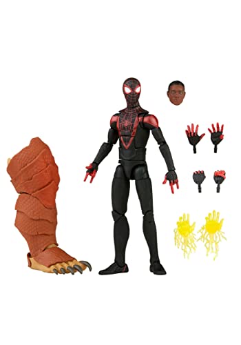 Spider-Man F3024 Spiderman Marvel Legends Serie Gamerverse Miles Morales 15,2 cm Sammelfigur Spielzeug und 1 Build-a-Figure-Teile, Mehrfarbig, Standard von SPIDER-MAN