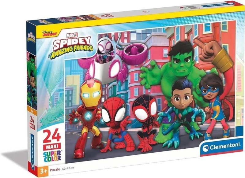 Clementoni Spidey and His Amazing Friends Maxi Puzzle 24 Teile von Spidey And His Amazing Friends