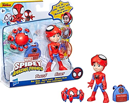 Marvel Spidey and His Amazing Friends Maskierte Helden 2er-Pack, mit Klapp-Maske und Trace-E, ab 3 Jahren von Spidey and his Amazing Friends