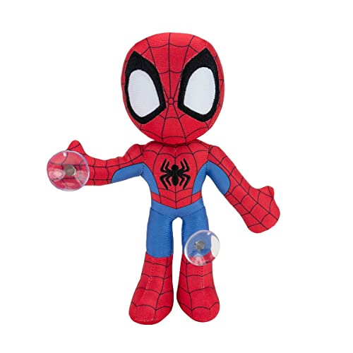 Marvel's Spidey und Seine unglaublichen Freunde – Sortiment von Plüschtieren Clinger Web, 22 cm, Spidey Gelenk, Ghost-Spider, Miles Morales von Spidey and his Amazing Friends