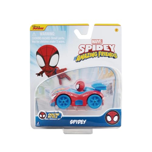 Spidey and his Amazing Friends Amazing Metals Rennwagen im Maßstab 1:64 (Iron Tony Stark Man) von Spidey and his Amazing Friends