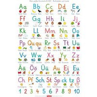 Fragenbär-Lernposter: Mein großes Grundschrift-ABC - Buchstaben und Laute (GS) von Spielend Lernen Verlag