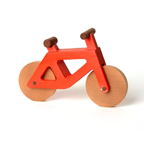 Spielzeugfahrrad aus Holz (Rot) von Spielwende