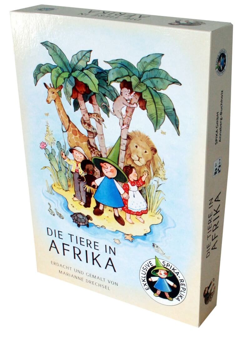 Brettspiel Die Tiere in Afrika - Spika Gesellschaftsspiel von Spika