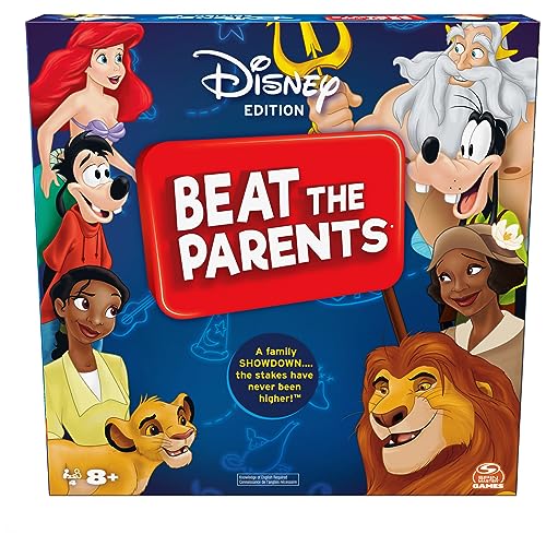 Beat The Parents Disney Edition Board Game, Kids vs. Parents Family Board Games, Fun Games, Family Games, Disney Gifts, Easter Basket Stuffers, Games for Kids Ages 8+ von Spin Master Games