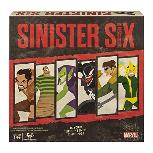 Marvel Sinister Six, Spider-Man Villains Heist Kartenspiel für Jugendliche und Erwachsene von Spin Master Games