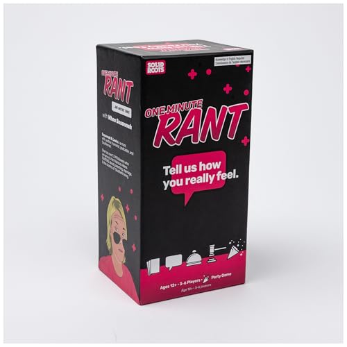 One Minute Rant, The Game for People Who Love Controversy, Family Games for Game Night, Party Games for Adults, for Adults and Kids Ages 12+ von Spin Master Games