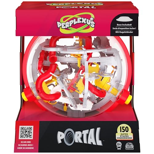 Spin Master Games Perplexus Portal, 3D-Kugellabyrinth mit 150 Hindernissen - und 50+ trickreichen Portal-Passagen - geeignet ab 8 Jahren von Spin Master Games