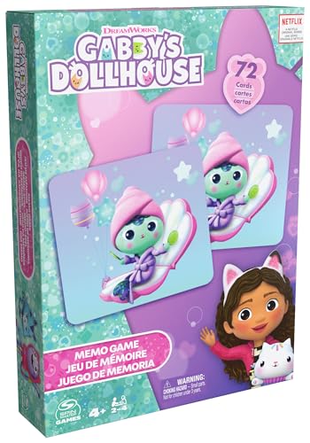 SPIN MASTER Memo-Spiel 72 Karten - Gabby und das Magische Haus SPIN MASTER Memo-Spiel 72 Karten - Gabby und das Magische Haus von Spin Master Games