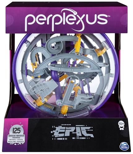 Perplexus Epic, 3D-Kugellabyrinth mit 125 Hindernissen - für fingerfertige Perplexus-Fans ab 10 Jahren von Spin Master Games