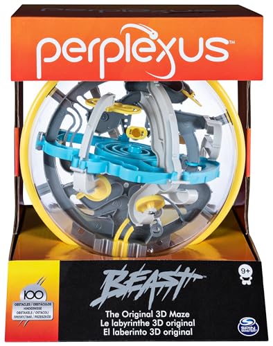 Spin Master Games Perplexus Beast, 3D-Kugellabyrinth mit 100 Hindernissen - für fingerfertige Perplexus-Fans ab 8 Jahren von Spin Master Games