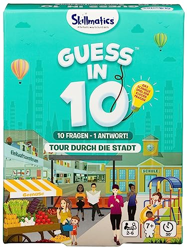 Guess in 10 - Ratespiel Tour durch die Stadt - Mit 10 Fragen zur Antwort (deutsche Ausgabe) von Spin Master Games