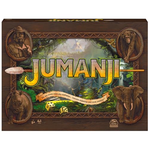 Spin Master Brettspiel, Jumanji, Reisespielversion, Größe L, (französische Version) von Spin Master Games