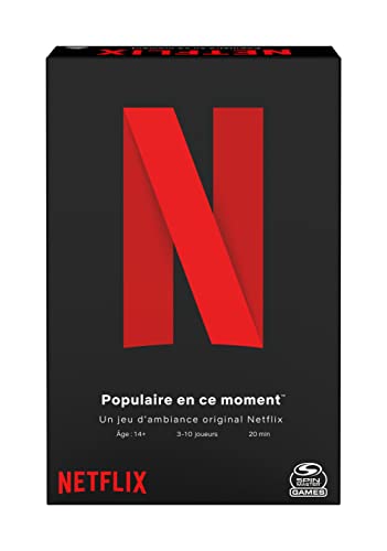 Spin Master Games Netflix Humor 6064910 - Gesellschaftsspiel aus dem Film Amusantes-en Familie oder Kinder ab 14 Jahren von Spin Master Games