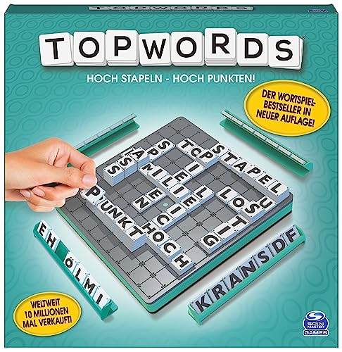 Spin Master Games Topwords - Der 3D-Wortspielklassiker, 1-4 Spieler ab 8 Jahren von Spin Master Games