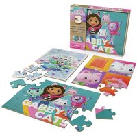 Gabby’s Dollhouse Holzpuzzle-Sammlung, 3 miau-tastische Puzzle-Motive mit stabiler Holzbox , jedes besteht aus 24 Teilen, ab 3 Jahren Gabby’s Dollhouse Holzpuzzle-Sammlung, 3 miau-tastische Puzzle-Motive mit stabiler Holzbox , jedes besteht aus 24 Teilen, ab 3 Jahren von Spin Master International B.V.