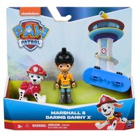 PAW Patrol Hero Pups – Actionfiguren-Set mit 1 Marshall Hundefigur, 1 Danny X Figur und 1 Skateboard von Spin Master International B.V.