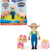 PAW Patrol Hero Pups – Actionfiguren-Set mit 1 Skye Hundefigur, 1 Bäuerin Yumi Figur und 1 Schweinchen von Spin Master International B.V.