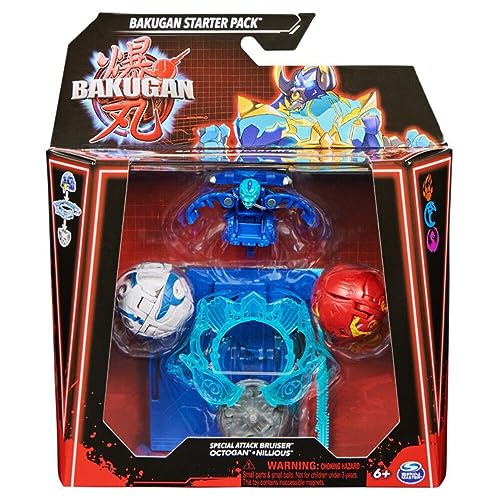 Spin Master Bakugan - Aktionsfigur: Special Attack Bruiser mit Octogan & Nillious (1-2 Spieler, Indoor, Alter: Kind, Material: Kunststoff, Keine Batterien erforderlich) von Spin Master