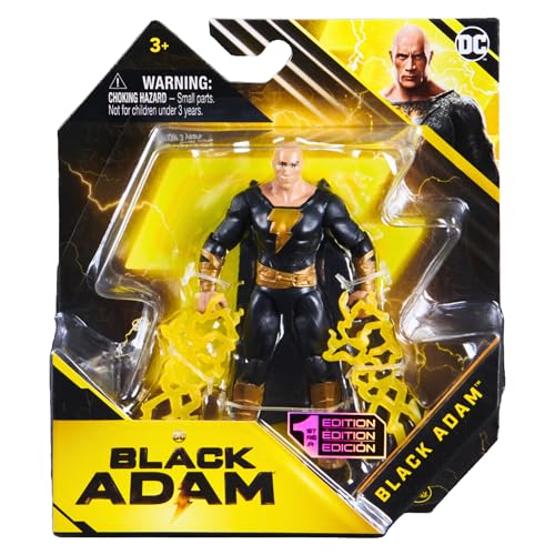 DC Comics Black Adam Movie Sammelfigur, 10 cm, bewegliche Actionfigur – (Black Adam) von Spin Master