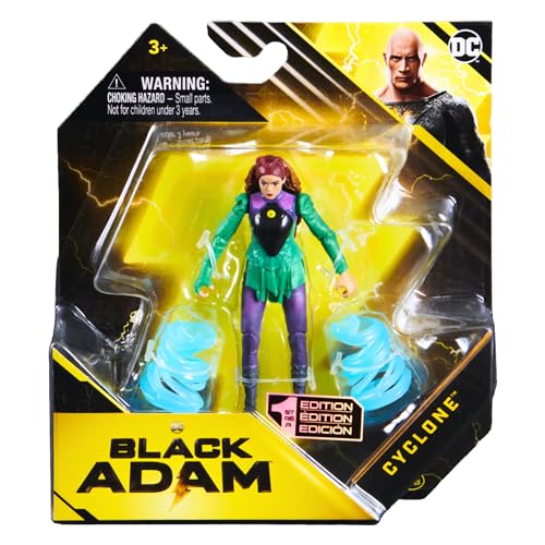 DC Comics Black Adam Movie Collectible 10cm Articulated Action Figure with Accessories - Cyclone von Spin Master