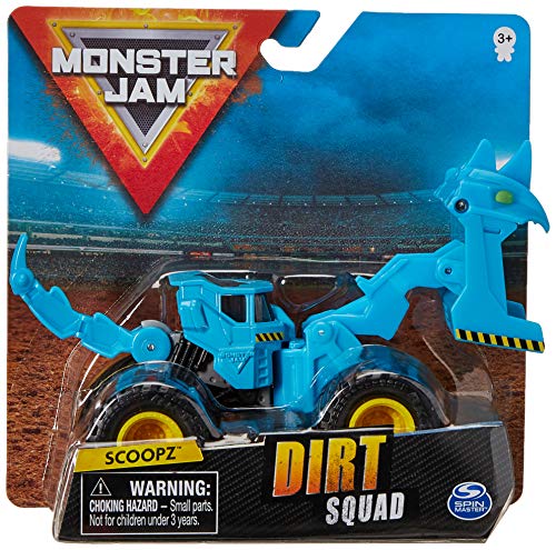 Monster Jam Dirt Squad Series 3 Scoopz The Scooper (blau) 1:64 Druckguss von Spin Master