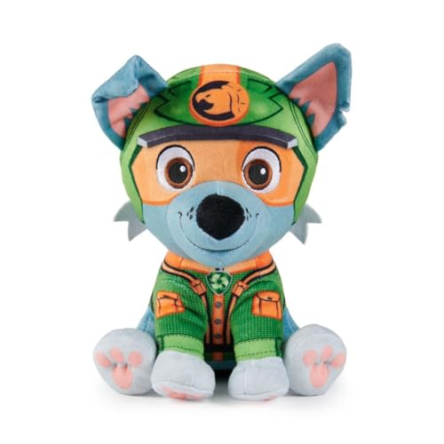 Paw Patrol - Jungle Basic Plush 20 cm - Rocky von Spin Master