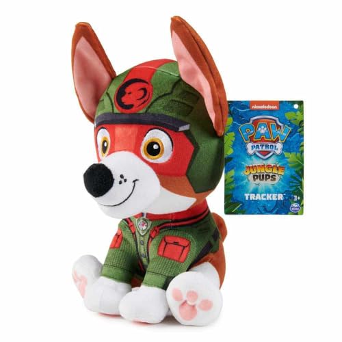 Paw Patrol – Jungle Basic Plush 20 cm – Tracker von Spin Master