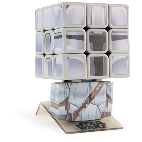 Rubik's Cube, Star Wars, Mandalorian Cuber mit Display, herausforderndes Puzzles für Erwachsene, The Mandalorian, entspannendes Spielzeug für Kinder, Star Wars-Spielzeug, Sammelspielzeug ab 8 Jahren Rubik's Cube, Star Wars, Mandalorian Cuber mit Display, herausforderndes Puzzles für Erwachsene, The Mandalorian, entspannendes Spielzeug für Kinder, Star Wars-Spielzeug, Sammelspielzeug ab 8 Jahren von Spin Master