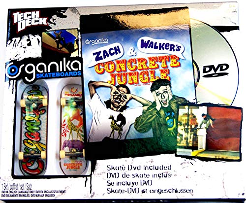 Spin Master 22510 - Tech Deck - 96 mm Fingerboards - mit 2 'Organika' Fingerboards & Skate DVD (englisch!) - 'Zach & Walker' von Spin Master