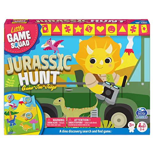 Spin Master 6059761 - Game Squad Jurassic Hunt Dinosaurier Such- und Matchspiel von Spin Master