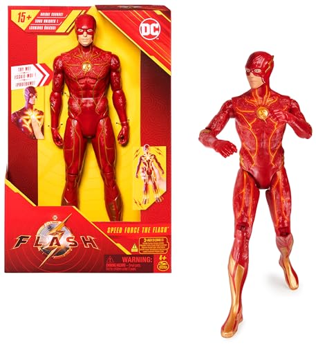 DC Comics - The Flash Speed Force Action-Figur zum Kinofilm, 30 cm, mit 15+ Licht- und Geräuscheffekten, ab 3 Jahren von DC Comics