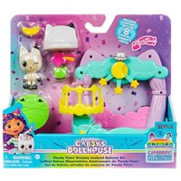 Gabby’s Dollhouse, Balkon-Spielset Pandy Paws Sternenhimmel, 8-teiliges Set mit Katzenfigur und Puppenhaus Zubehörteilen von Spin Master International B.V.