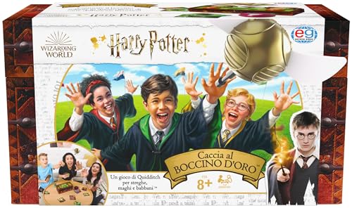 Harry Potter Goldene Schnatzsuche, Quidditch-Spiel für Hexen, Zauberer und Muggel, Spiel für die ganze Familie, ab 8 Jahren von Spin Master Games