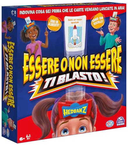 Spin Master Games EDITRICE Spiele, Sein ODER Nicht Sein, Ti Blasto, Brettspiel, um zu erraten, wer du bist, für Familien und Kinder ab 6 Jahren, Board Game ab 4 Spielern. von Spin Master