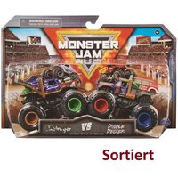 Monster Jam - Original Zweier-Pack mit authentischen Monster Trucks im Maßstab 1:64, krasse Stunt-Action ab 3 Jahren (Sortierung mit verschiedenen Designs, Zufallsauswahl) Monster Jam - Original Zweier-Pack mit authentischen Monster Trucks im Maßstab 1:64, krasse Stunt-Action ab 3 Jahren (Sortierung mit verschiedenen Designs, Zufallsauswahl) von Spin Master