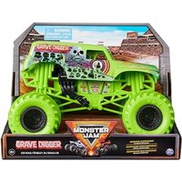 Monster Jam, offizieller Grave Digger Monster Truck, detailreiches Metall-Spritzguss-Fahrzeug im Maßstab 1:24, Spielzeug für Kinder ab 4 Jahren von Spin Master International B.V.