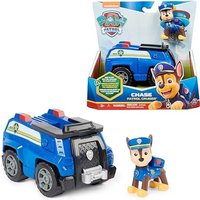 PAW Patrol, Polizei-Fahrzeug mit Chase-Figur (Sustainable Basic Vehicle/Basis Fahrzeug) von Spin Master International B.V.