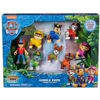 PAW Patrol Jungle Pups – Spielfiguren-Geschenkset mit 7 Hundefiguren und 1 Ryderfigur zum Sammeln, ab 3 Jahren von Spin Master International B.V.