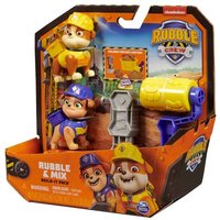 Rubble & Crew – Actionfiguren-Set mit Rubble & Mix Figur, 2 Bauspielzeugen und 85g Kinetic Sand Build-it-Sand Rubble & Crew – Actionfiguren-Set mit Rubble & Mix Figur, 2 Bauspielzeugen und 85g Kinetic Sand Build-it-Sand von Spin Master