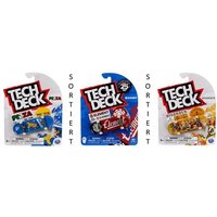 Tech Deck Fingerboard - 1 Finger-Skateboard mit original Skateboard-Design - verschiedene Grafiken, cooles Zubehör. Zufallsauswahl Tech Deck Fingerboard - 1 Finger-Skateboard mit original Skateboard-Design - verschiedene Grafiken, cooles Zubehör. Zufallsauswahl von Spin Master