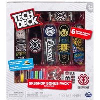 Sk8Shop Bonus Pack - Fingerboard-Set mit 6 authentischen Boards und Zubehör (Zufallsauswahl - Sortierung mit verschiedenen Produkten) Sk8Shop Bonus Pack - Fingerboard-Set mit 6 authentischen Boards und Zubehör (Zufallsauswahl - Sortierung mit verschiedenen Produkten) von Spin Master