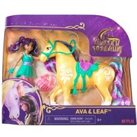 Unicorn Academy Ava und Einhorn Leaf Set - ca. 12 cm von Spin Master International B.V.