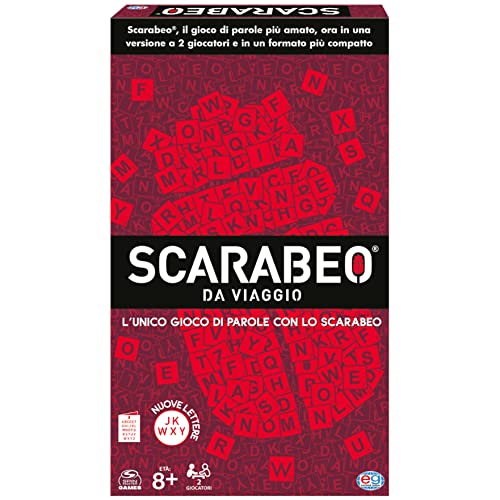 Verlag Spiele, SCARABEO, 2-Spieler-Skarabäus, Wortspiel in Dosen, Brettspiel für die ganze Familie, ab 8 Jahren, 2-Spieler-Board-Spiel - Für Herausforderungen in der Familie von Spin Master Games