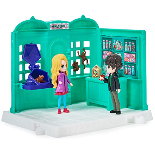 Wizarding World Harry Potter - Honeydukes (Honigtopf) Spielset mit Luna Lovegood und Neville Longbottom Sammelfiguren, Spielzeug für Kinder ab 6 Jahren, Fanartikel von Wizarding World