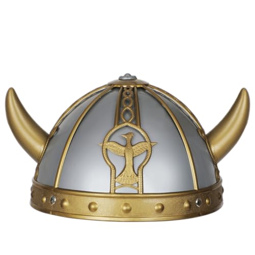 Spinosaurus Wikinger Helm für Erwachsene Mittelalter Wikinger Horn Mütze Römerhelm Wikinger Kostüm Zubehör für Karneval,Halloween,Fastnacht,Mottoparty Spinosaurus Wikinger Helm für Erwachsene Mittelalter Wikinger Horn Mütze Römerhelm Wikinger Kostüm Zubehör für Karneval,Halloween,Fastnacht,Mottoparty von Spinosaurus