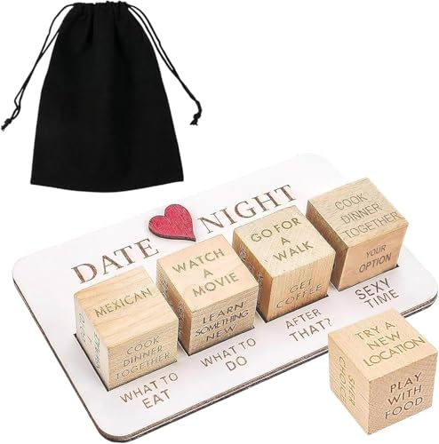 Date Night Würfel Paare Geschenkideen, Entscheidungswürfel, Valentinstag Geschenke für Freundin oder Freund, Romantische Date Nacht Ideen für Sie und Ihn, Jahrestag Weihnachten Geburtstag Geschenke von SpirWoRchlan